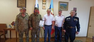 Казаки Московской области передали униформу для брянковских коммунальщиков