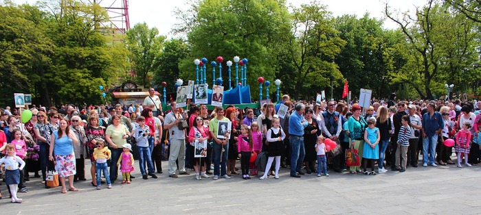 Празднование Дня Победы, Луганск, 9 мая 2016 года