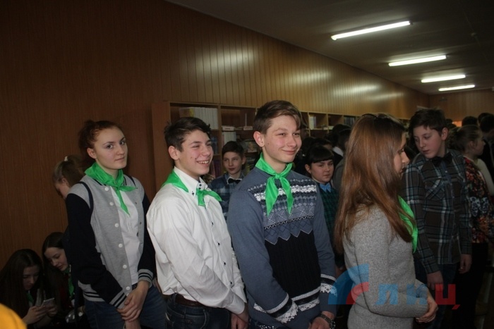 Финал первой республиканской игры "Что? Где? Когда?" среди школьников ЛНР, Луганск, 16 февраля 2017 года
