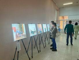 "Гольфстрим" представил в Луганске выставку в рамках инклюзивного проекта "Искусство быть"