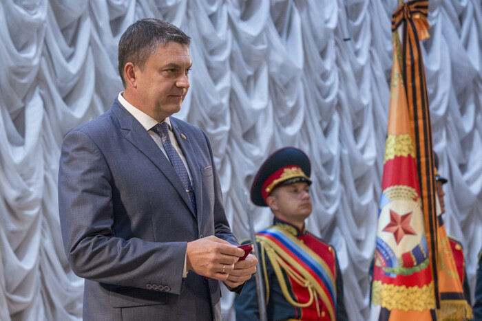 Торжественное собрание, посвященное пятой годовщине образования Народной милиции ЛНР, Луганск, 7 октября 2019 года