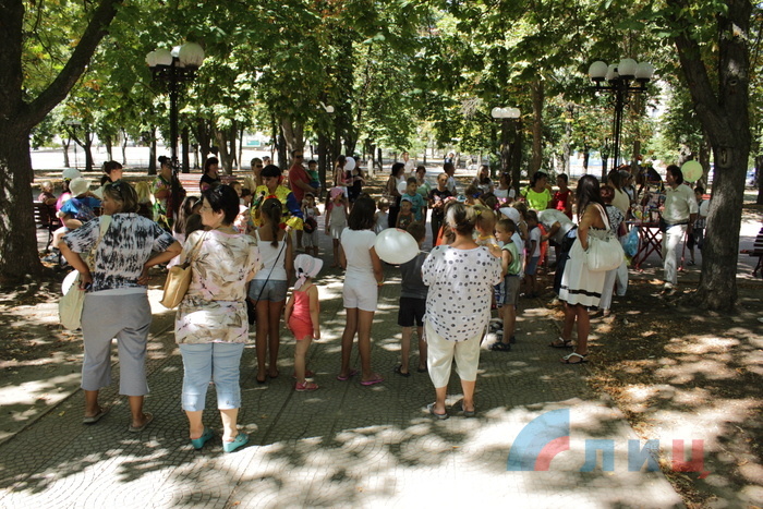Спортивные состязания, посвященные Дню физкультурника, Луганск, 8 августа 2015 года
