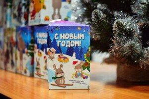 ОП ЛНР передала детям Новоайдарского района подарки от общественников Краснодара