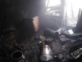 Мужчина сжег дом в Свердловске, разжигая печь бензином – МЧС