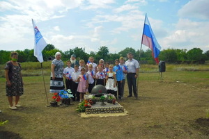 Открытие памятного знака неизвестным героям Великой Отечественной войны прошло в Долгом