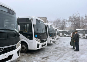 Красный Луч получил от Минтранса ЛНР 10 пассажирских автобусов