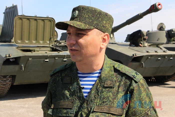 Подготовка военной техники к Параду Победы 9 мая, Луганск, 14 апреля 2017 года