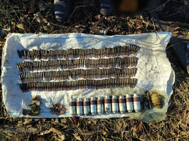 Сотрудники МВД ЛНР изъяли из тайника в Червонопартизанске более 300 боеприпасов