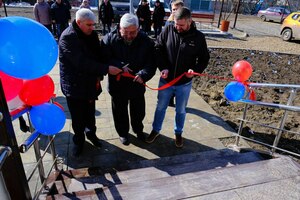 Построенный новосибирцами ФАП открылся в беловодском селе Семикозовка