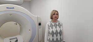 Глава Минздрава ЛНР ознакомилась с работой нового томографа, переданного Коми Ровенькам