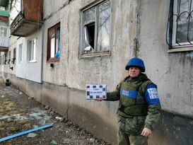 Youth with disabilities wounded in Kiev artillery strike at Stakhanov - JCCC