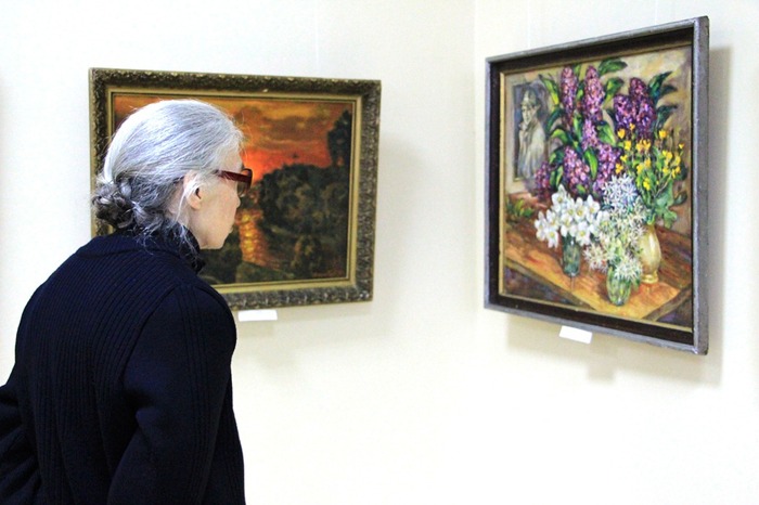 Открытие выставки работ луганского художника Вадима Коробова в Галерее искусств, Луганск, 28 декабря 2016 года