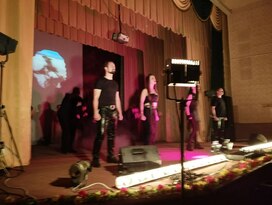 Театр на Оборонной представил в освобожденном Меловом рок-оперу "Распятая юность"