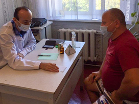 Выездная бригада ЛРКБ в рамках "Дня здоровья" обследовала 130 жителей Лозовского