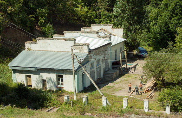 Подготовка водозаборов на Елизаветинском водохранилище, Антрацитовский район, 11 августа 2015 года