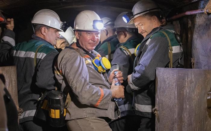 Nikolaya Barakova mine launches new coal face, Krasnodon, July 23, 2021
