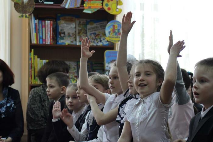 Открытие Недели детской книги в библиотеке для детей, Луганск, 27 марта 2017 года