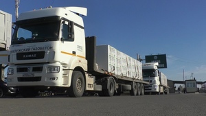 Калужские спасатели доставили первомайским коллегам 10 т гуманитарных грузов