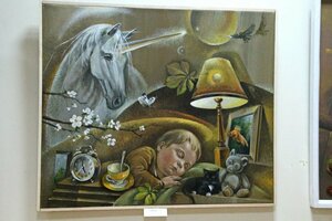 Юбилейная выставка заслуженного художника ЛНР Павла Борисенко открылась в Луганске