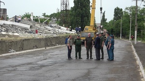 Абхазские спасатели помогут разобрать разрушенный обстрелом ВСУ стадион в Стаханове