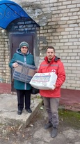 Общество Красного Креста передало гумпомощь жителям Лисичанска