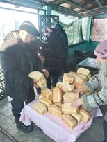 Студенческий корпус спасателей открыл в Первомайске мини-цех по выпечке социального хлеба