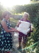 Союз женщин Донбасса передал гумпомощь инвалидам и детям Беловодского района