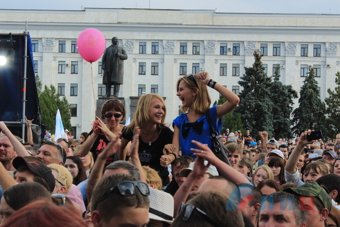 Концерт Вадима Самойлова в Луганске, 5 июля 2015 года