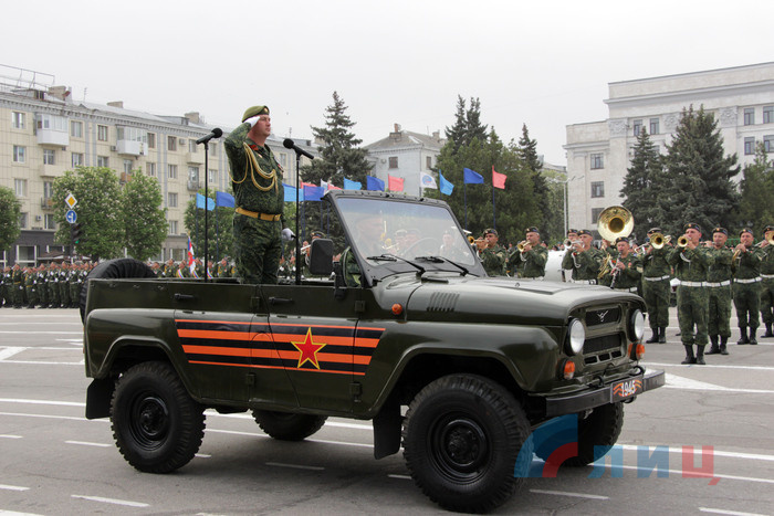 Генеральная репетиция Парада Победы, Луганск, 7 мая 2018 года 