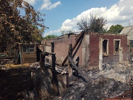 Летняя кухня и 11 т сена сгорели на частном подворье в Червоногвардейском - МЧС