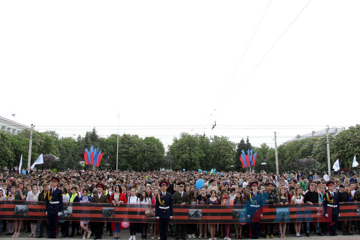 Акция "Живая память поколений", Луганск, 7 мая 2018 года