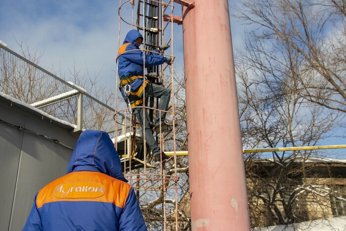 Первый в ЛНР тестовый запуск сети стандарта 4G, Краснодон, 22 декабря 2021 года