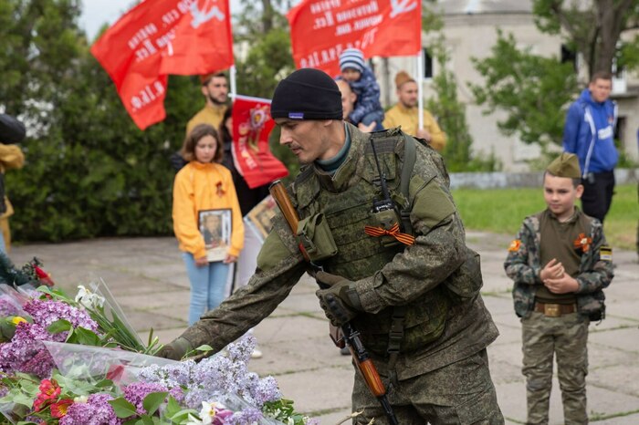 Первое после освобождения города празднование Дня Победы в Северодонецке, 9 мая 2023 года