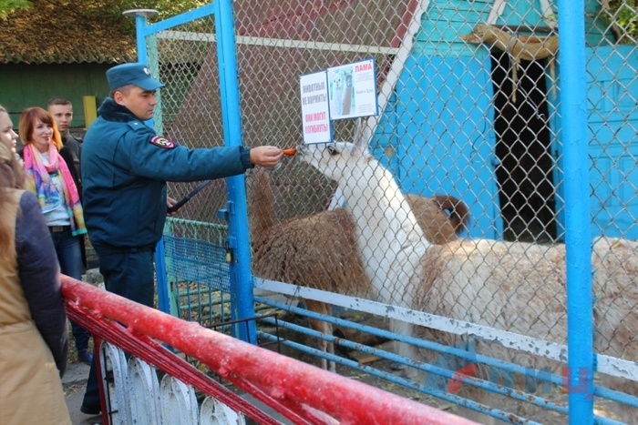День защиты животных в зоопарке парка имени 1 Мая, Луганск, 4 октября 2017 года