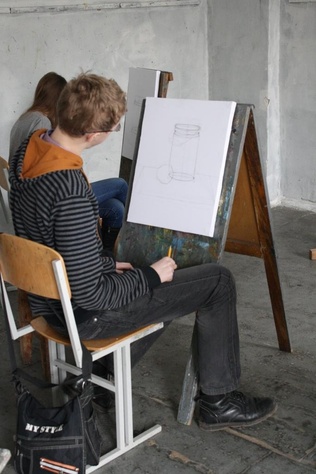 Конкурс рисунка "Серебряный штрих" среди юных художников ЛНР и ДНР, Луганск, 3 марта 2016 года