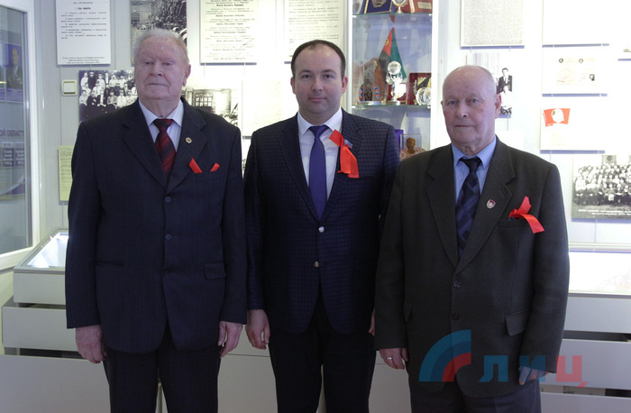 Открытие музея профсоюзного движения Луганщины, Луганск, 30 апреля 2019 года