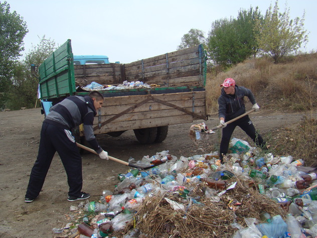 Акция "Чистый город". Краснодон, 15 сентября 2015 года