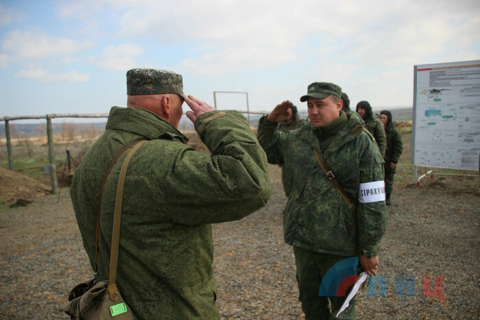 Занятия подразделений ПВО Народной милиции ЛНР, Перевальский район, 12 апреля 2017 года
