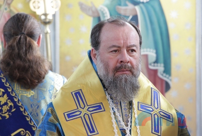 Престольный праздник в храме Благовещения Пресвятой Богородицы, Луганск, 7 апреля 2017 года