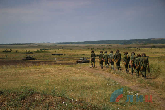 Плановое занятие танкового подразделения Народной милиции ЛНР, 25 июня 2018 года