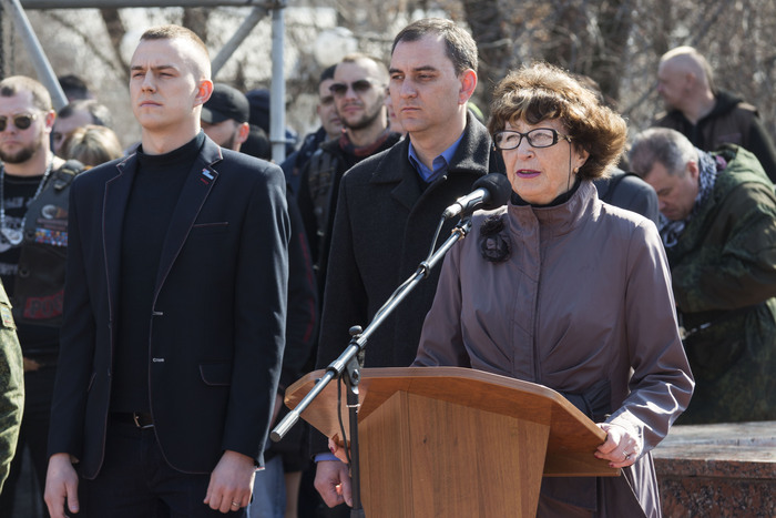 Митинг, посвященный пятой годовщине взятия здания СБУ, Луганск, 6 апреля 2019 года