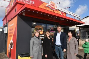 Первая точка фастфуда "Аппетит" воронежской фирмы открылась в Новопскове