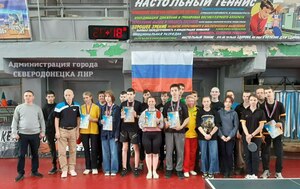 Северодонецкие школьники приняли участия в турнире по настольному теннису