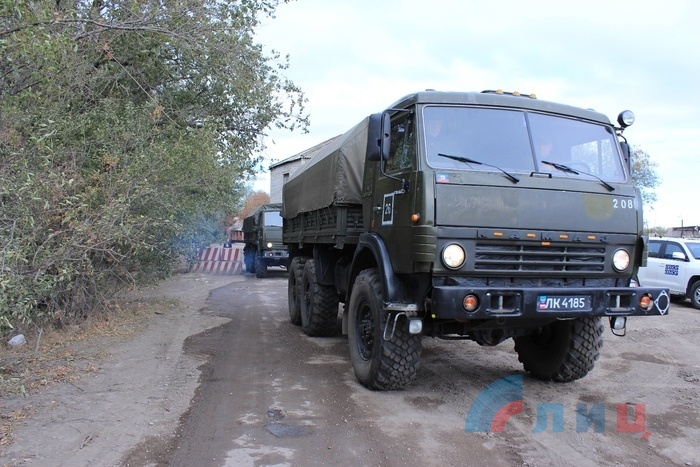 Народная милиция ЛНР начала отвод минометов, 15 октября 2015 года 