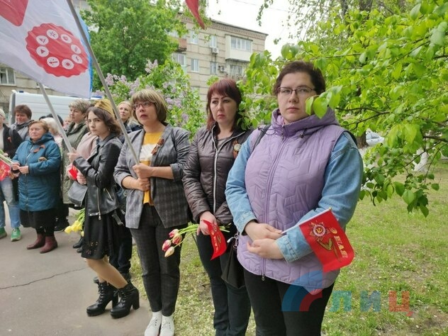 Открытие мемориальных плит в память о защитниках Донбасса, Северодонецк, 9 мая 2023 года