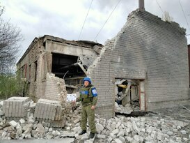 ВСУ обстрелом разрушили котельную, повредили семь домов и газопровод в Алчевске - СЦКК