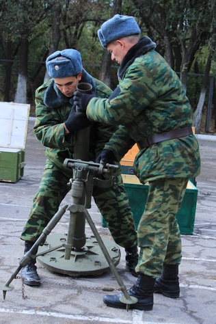 Народная милиция ЛНР начала отвод минометов, 15 октября 2015 года 