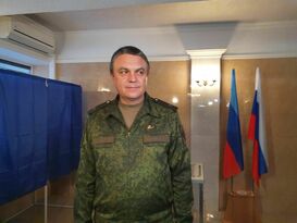 LPR leader votes in referendum at voting station in Lugansk Russian Drama Theatre