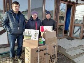 Волгоградцы передали гуманитарную помощь луганской больнице, школе-интернату и детдомам