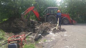 Лугансквода заменила 200 метров аварийного участка трубы в пригороде Ровеньков